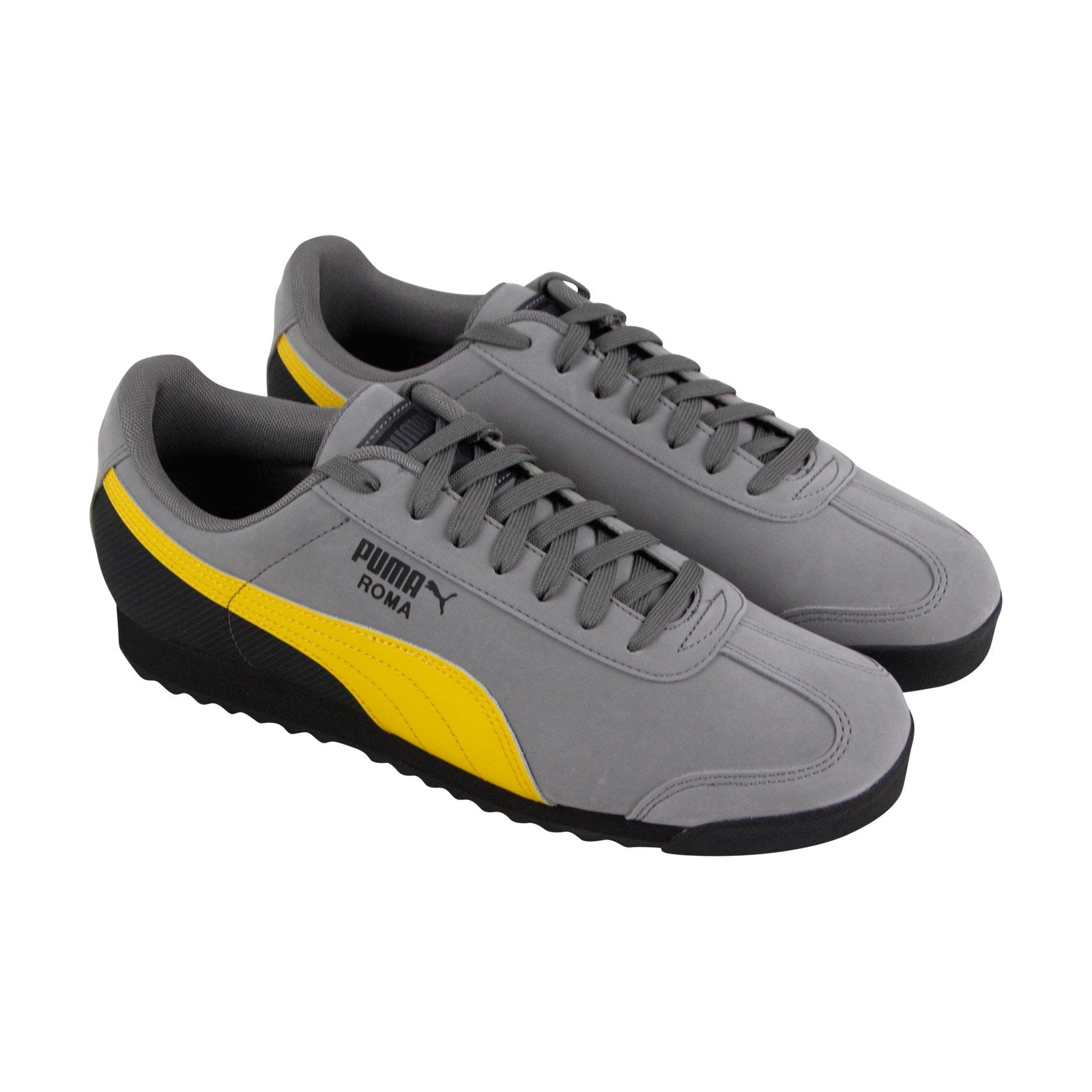 Puma Roma Retro 36826602 Mens Gray Nubuck Leather Lifestyle Sneakers S ...