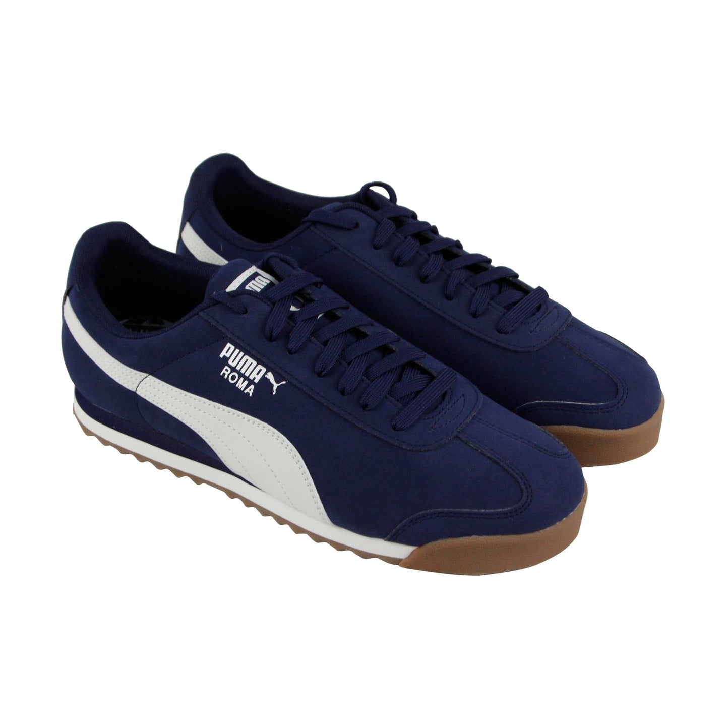 Puma Roma Smooth Nubuck 36845502 Mens Blue Classic Lifestyle Sneakers ...
