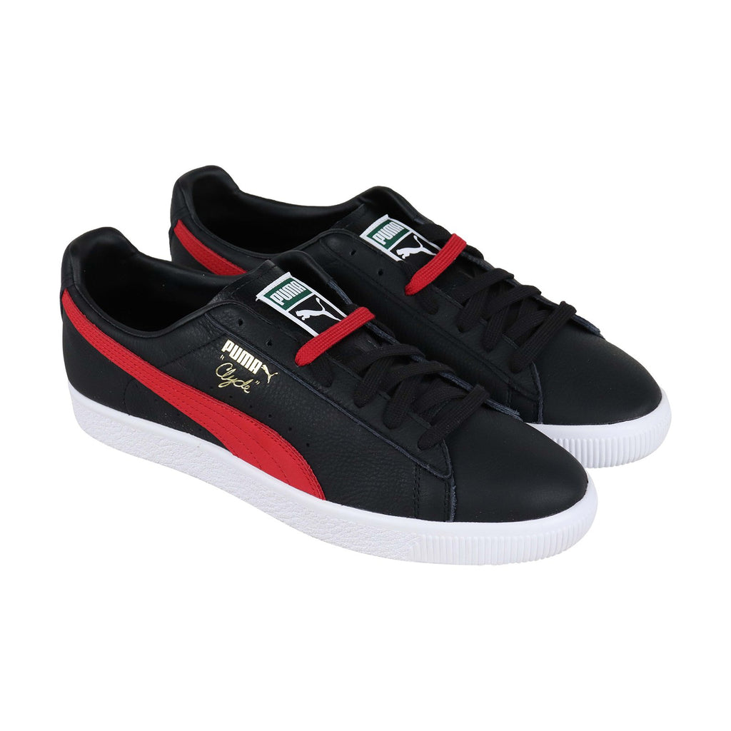 Puma Clyde Core 36929304 Mens Black Leather Classic Lifestyle Sneakers ...