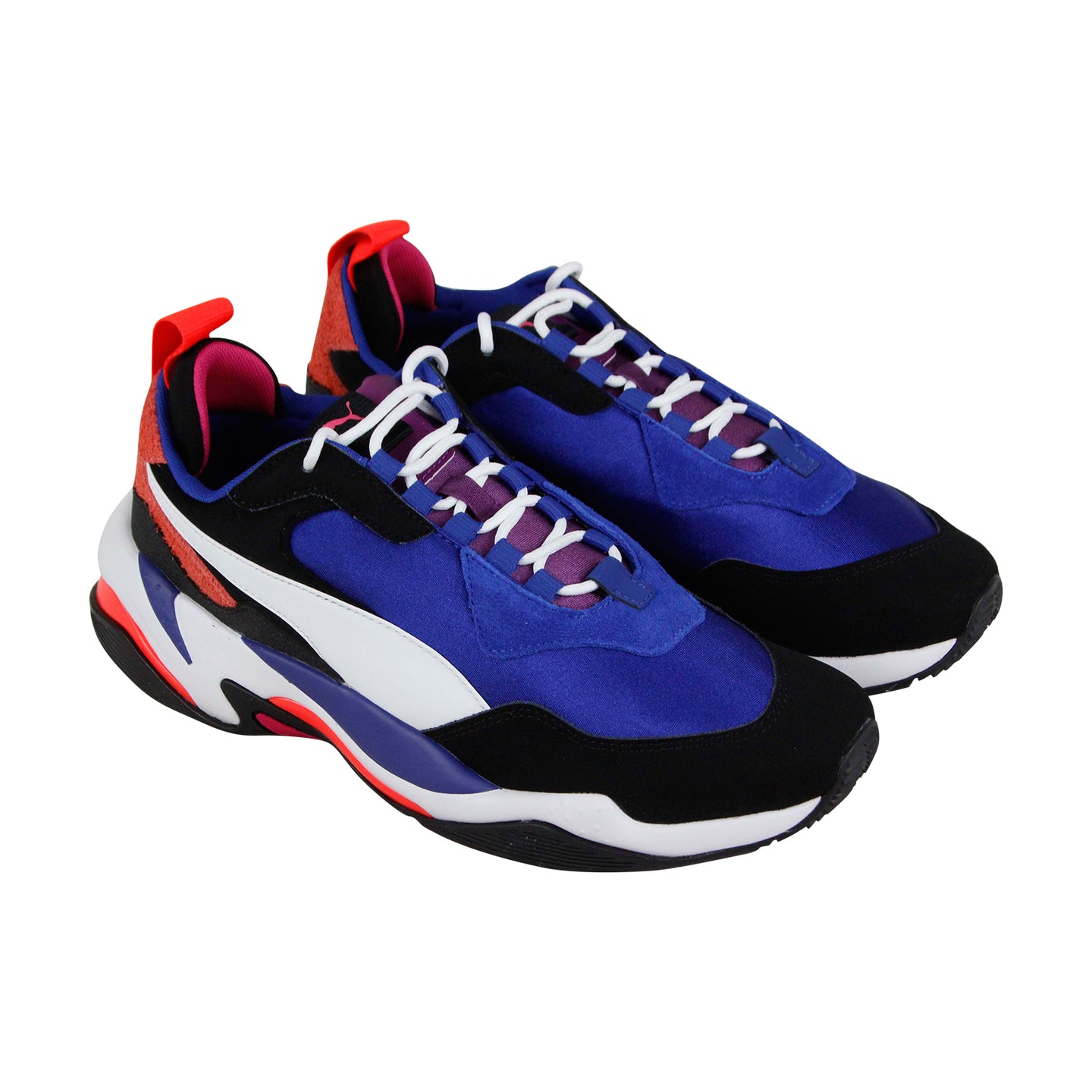 Puma Thunder 4 Life 36947101 Mens Blue Suede & Textile Low Top Sneaker ...