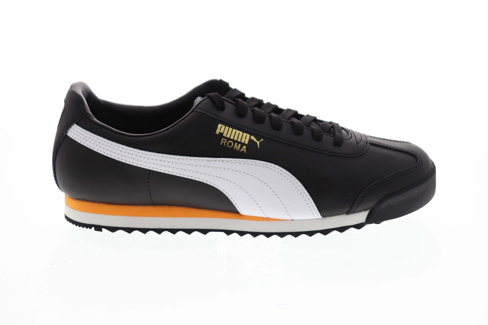 Puma Roma Classic Vtg 36956902 Mens Black Leather Lifestyle Sneakers S ...