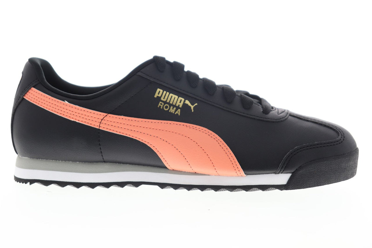 Puma Roma Basic + 36957117 Mens Black Synthetic Lifestyle Sneakers Sho ...