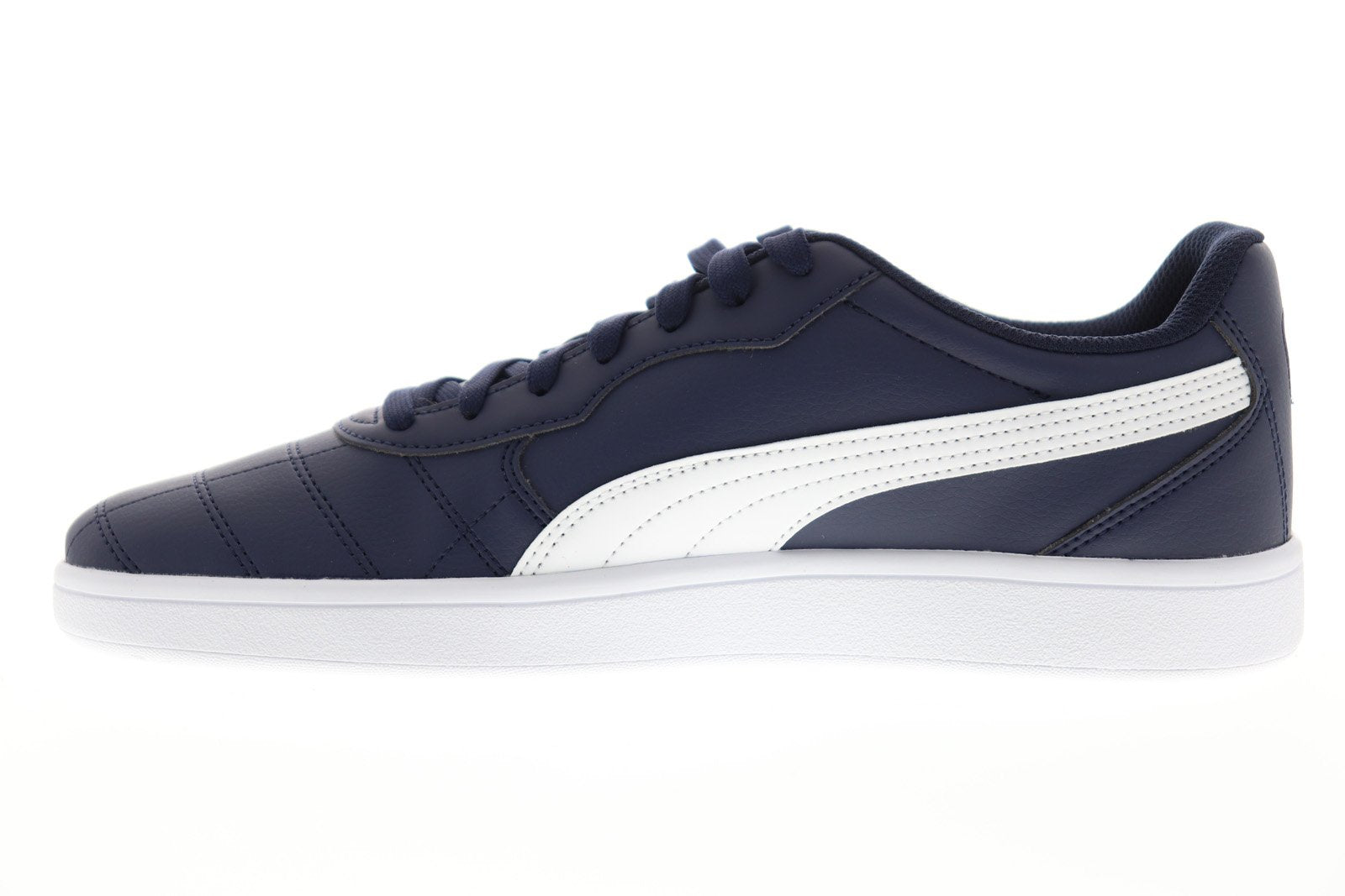 Puma Astro Kick SL 37016703 Mens Blue Leather Low Top Sneakers Shoes ...