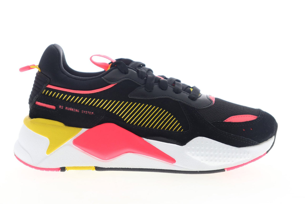 Puma Rs-X Reinvent 37100802 Womens Black Suede Low Top Lifestyle Sneak ...
