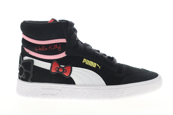 Puma Ralph Sampson Mid X Hello Kitty Womens Black Suede Lifestyle Snea -  Ruze Shoes