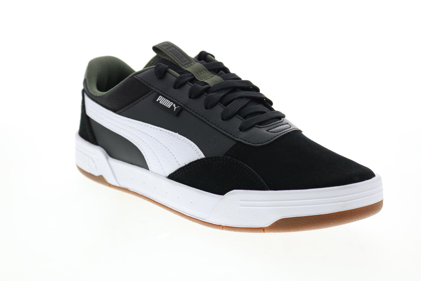 Puma C-Skate 37302903 Mens Black Wide 2E Suede Lifestyle Sneakers Shoe ...