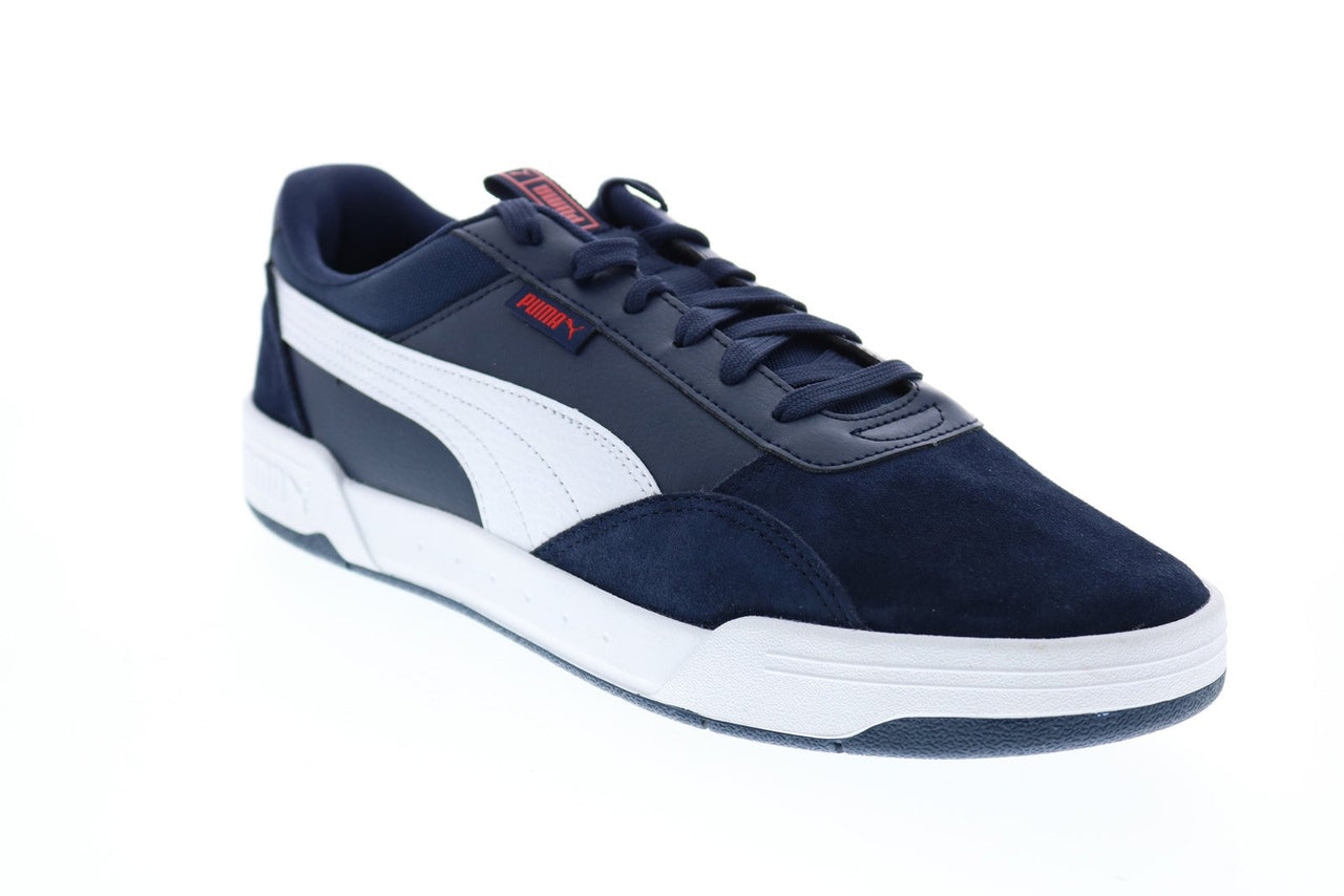 Puma C-Skate 37202904 Mens Blue Wide Suede Lace Up Lifestyle Sneakers ...
