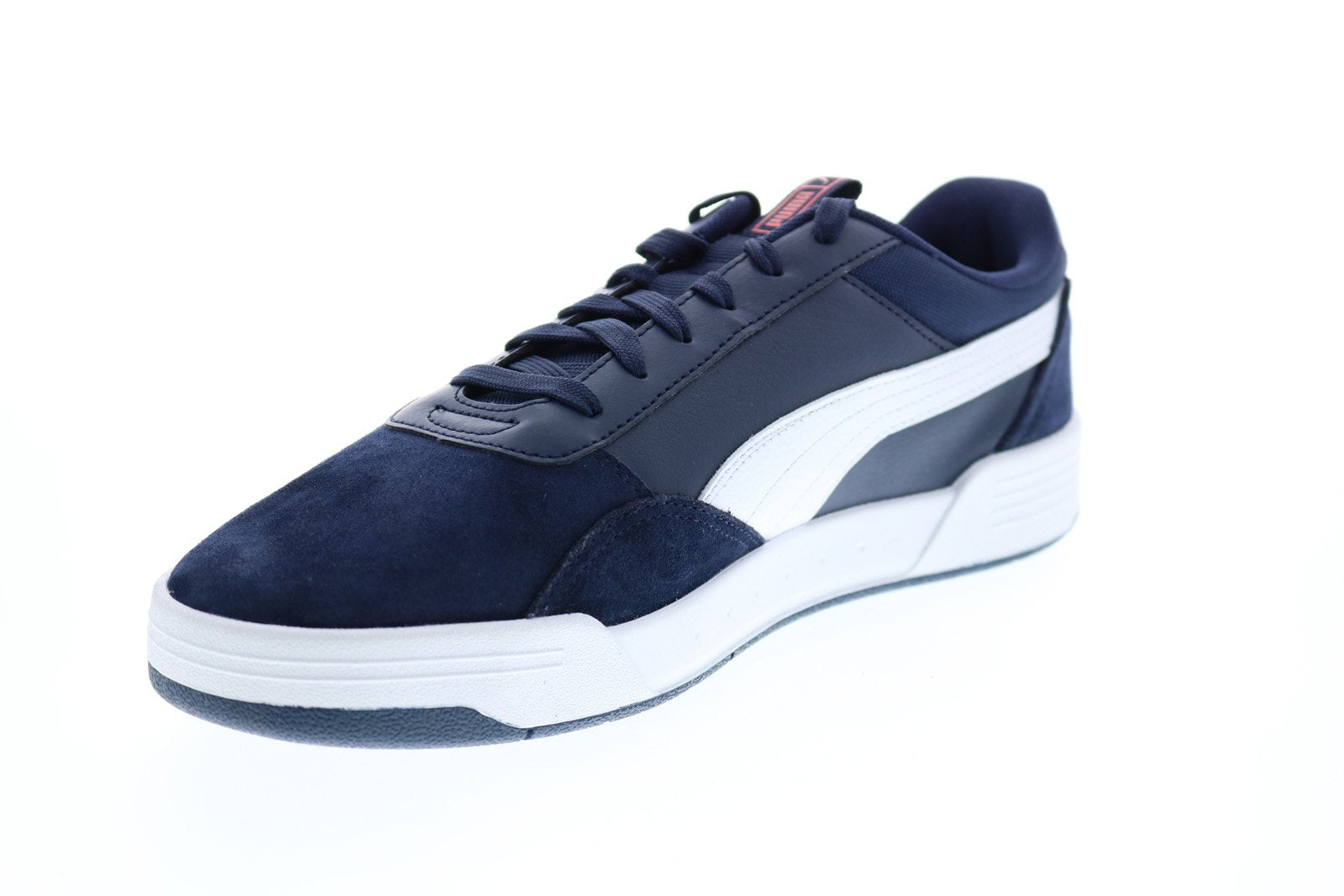 Puma C-Skate 37202904 Mens Blue Wide Suede Lace Up Lifestyle Sneakers ...