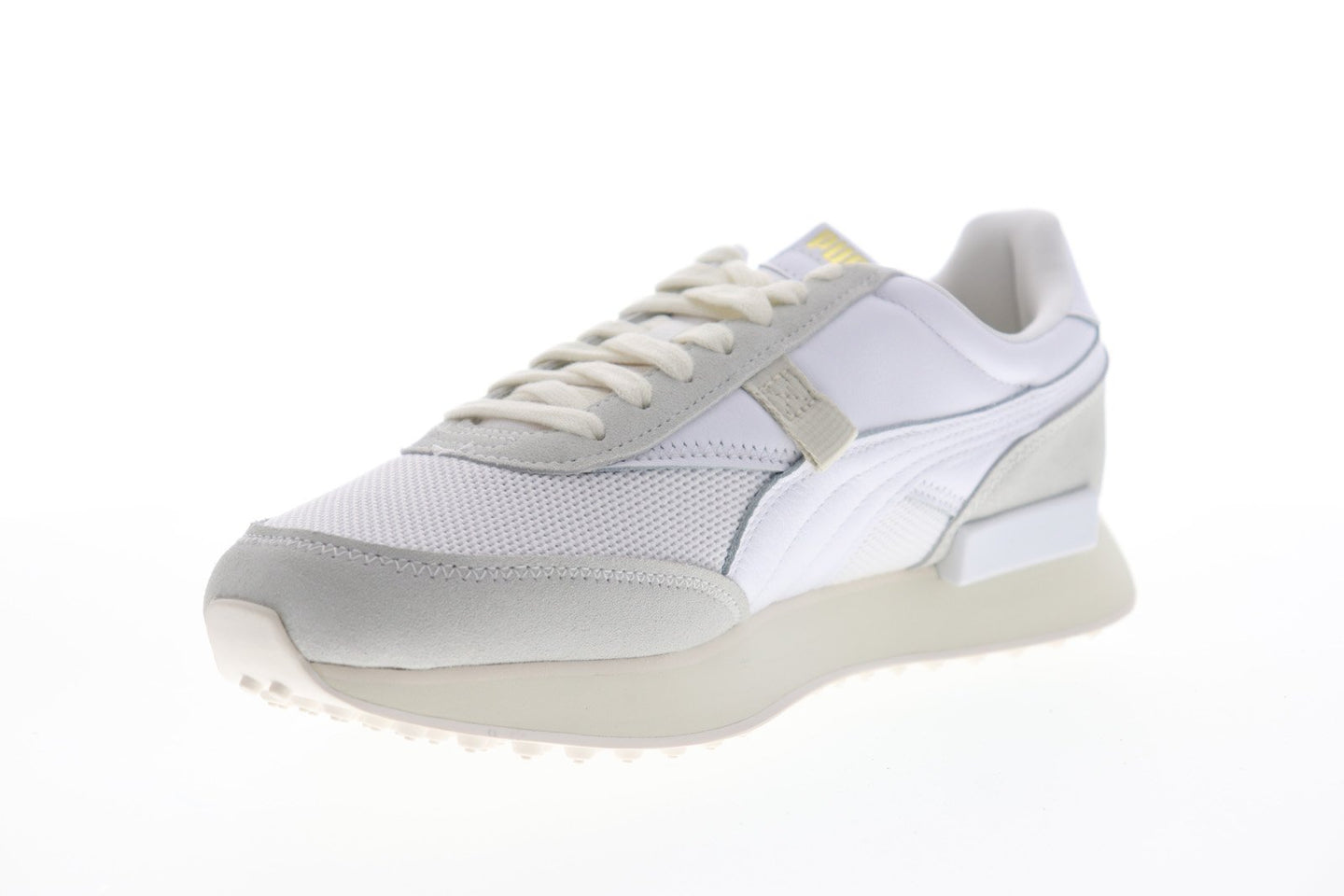 Puma Future Rider Luxe 37429501 Mens White Suede Lifestyle Sneakers Sh ...