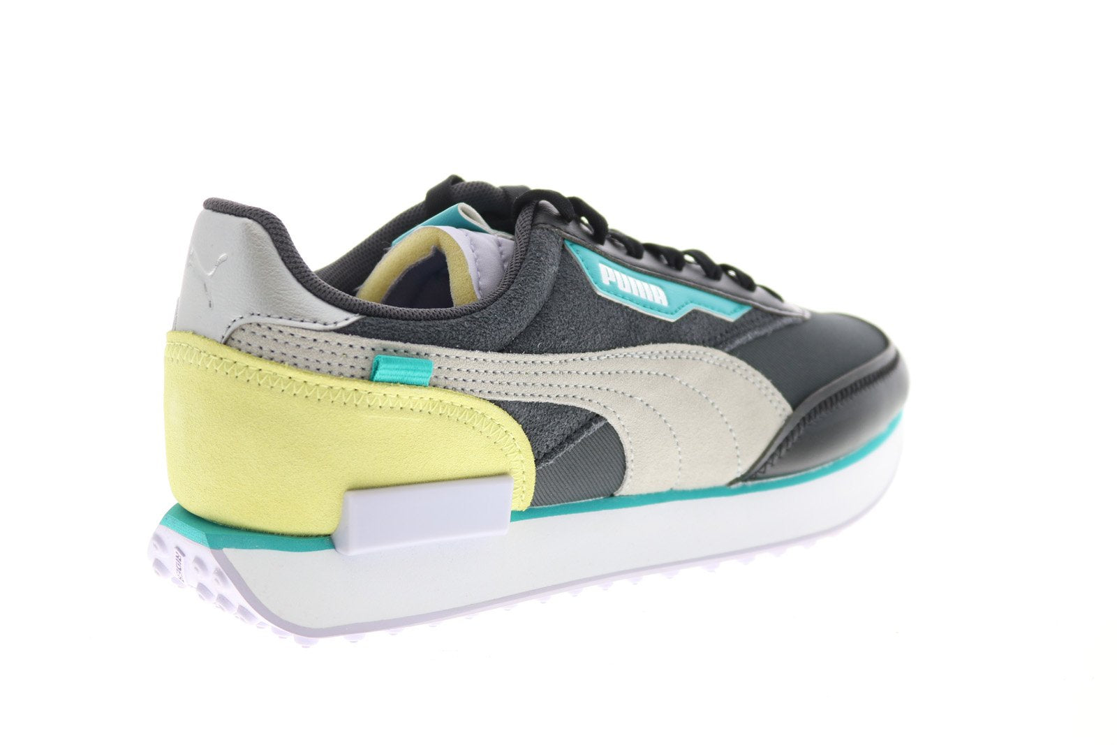 Puma Future Rider Soft Metal 37466501 Womens Black Lifestyle Sneakers - Ruze Shoes