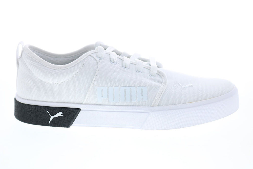 Puma El Rey Ii 37478404 Mens White Canvas Lifestyle Sneakers Shoes ...