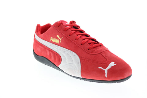 Puma Speedcat LS 38017304 Mens Red Suede Motorsport Inspired Sneakers -