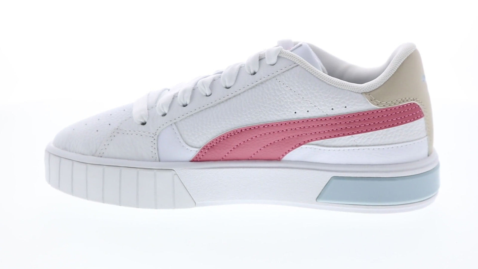 rosado Ciencias complejidad Puma Cali Star 38017607 Womens White Leather Lifestyle Sneakers Shoes 10 -  Ruze Shoes