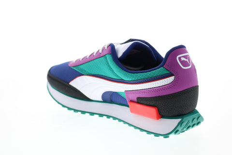 Puma Future Rider Byzantium Mens Blue Lifestyle Sneakers Shoe Ruze Shoes