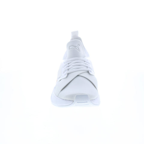 Puma Muse X5 Glow 38314201 Womens White Canvas Lifestyle Sneakers Shoe - Shoes
