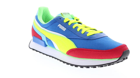 Puma Future Rider Double Raceway Mens Blue Lifestyle Sneakers Shoes 11 Ruze Shoes