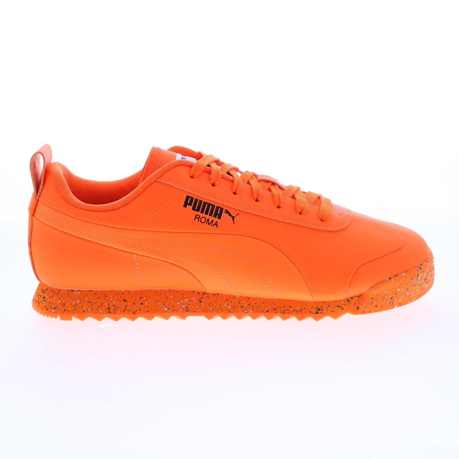 Puma Roma Retro Speckle 38686103 Orange Lifestyle Sneakers Shoes - Shoes