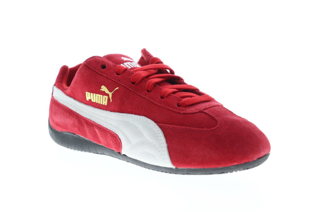 Puma Speed Cat 41730201 Mens Red Suede Lace Up Low Top Sneakers Shoes ...