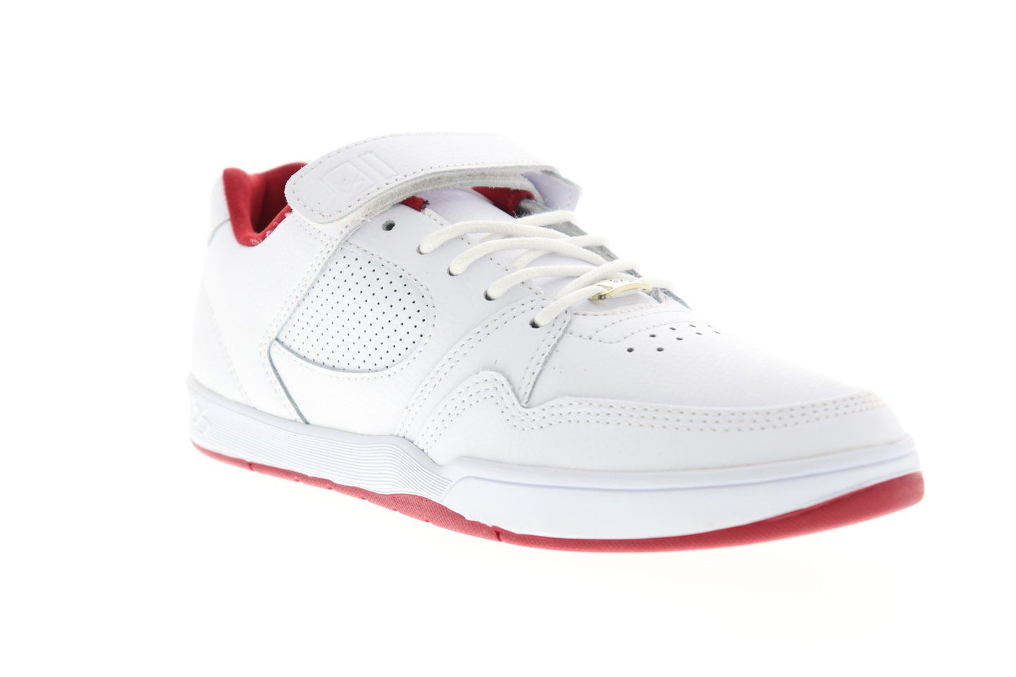 Es Accel Slim Plus Mens White Low Top Adjustable Strap Skate Sneakers ...