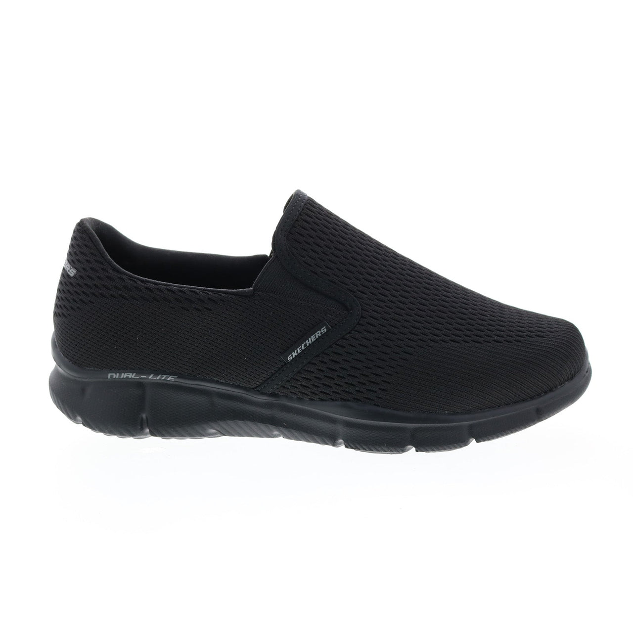 Skechers Equalizer 51503 Mens Black Canvas Loafers & Slip Ons Casual S ...