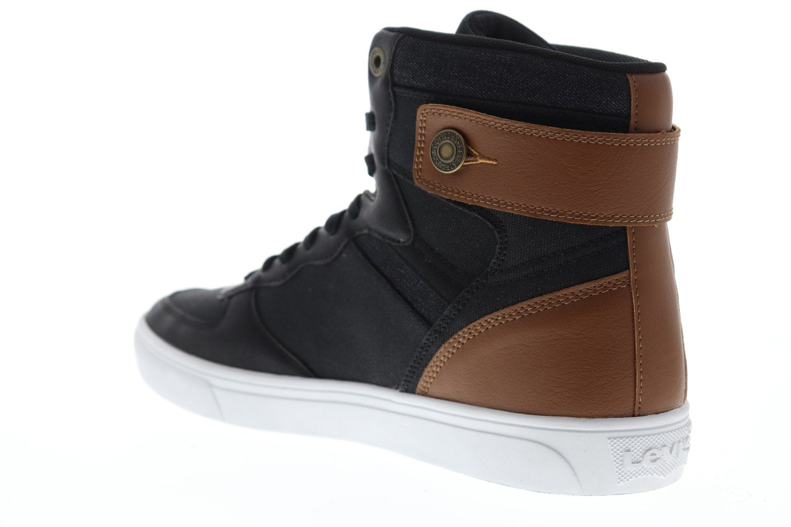 Levis Jeffrey Hi 501 Core 517675-41A Mens Black Casual Lifestyle Sneak -  Ruze Shoes