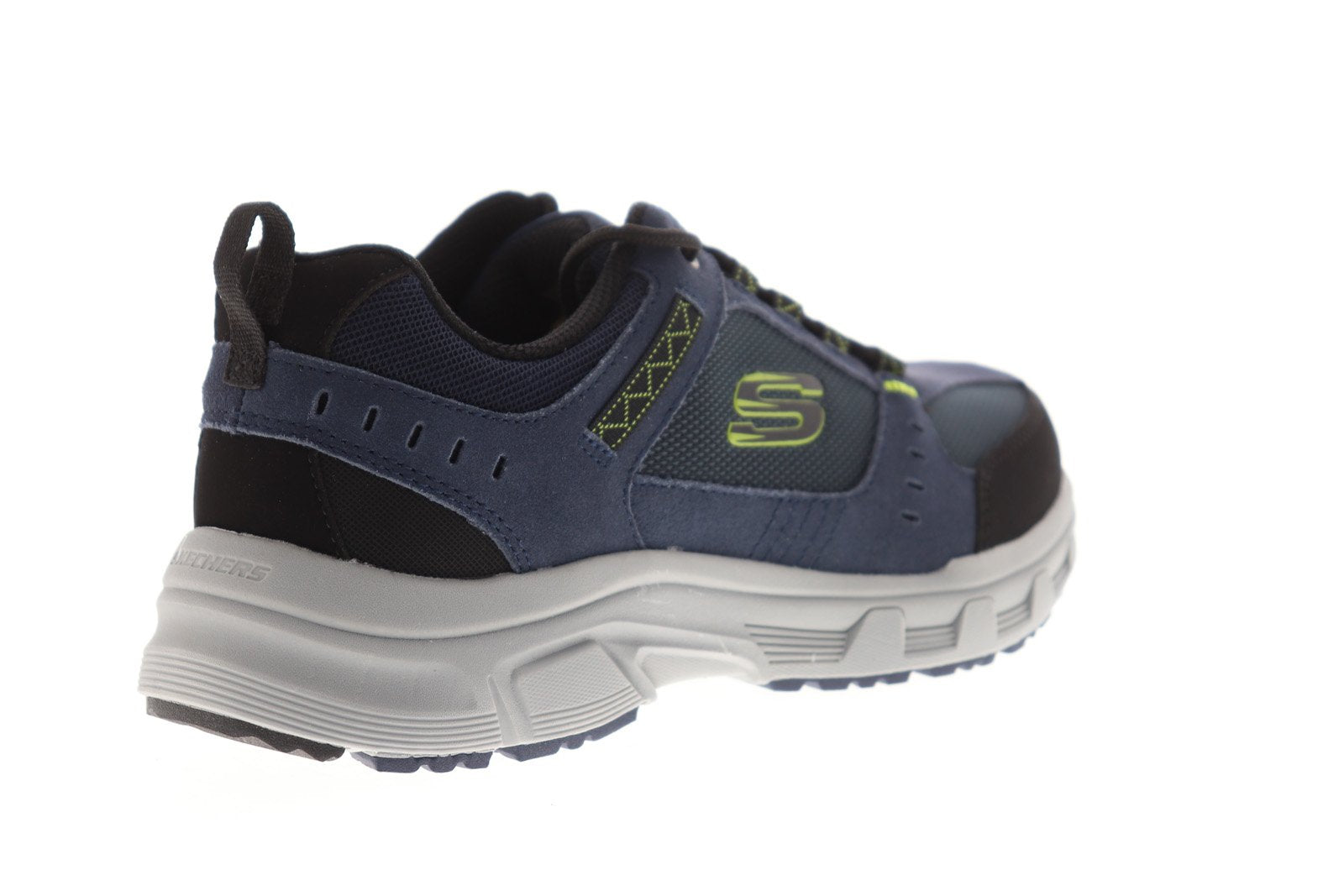 Skechers Oak Canyon Mens Blue Extra Wide 4E Casual Lifestyle Sneakers ...