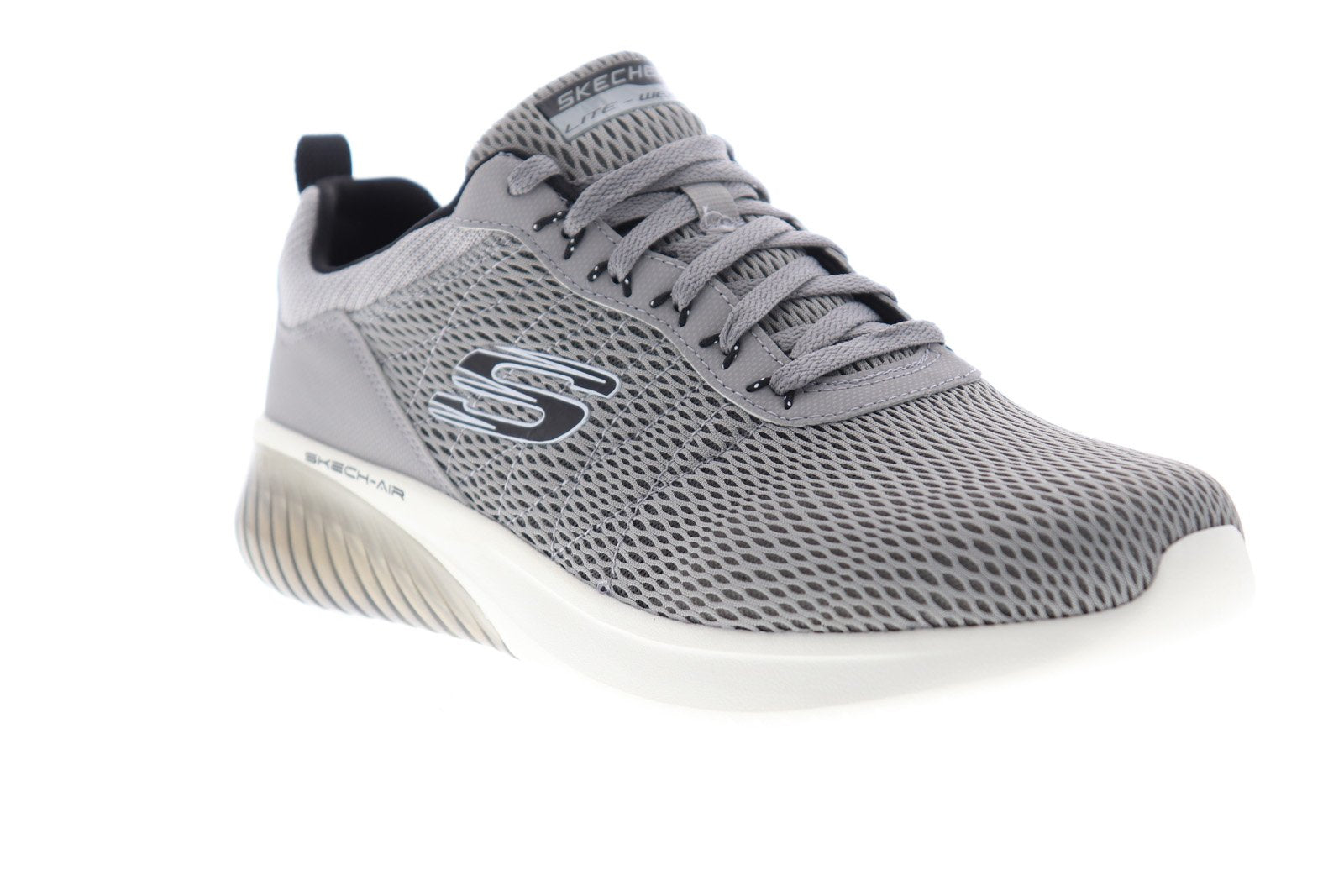 mens gray skechers