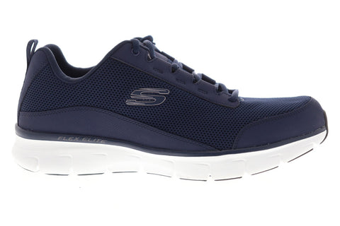 Skechers Synergy Eyrko Mens Blue Low Top Athletic Cross Trai - Ruze Shoes