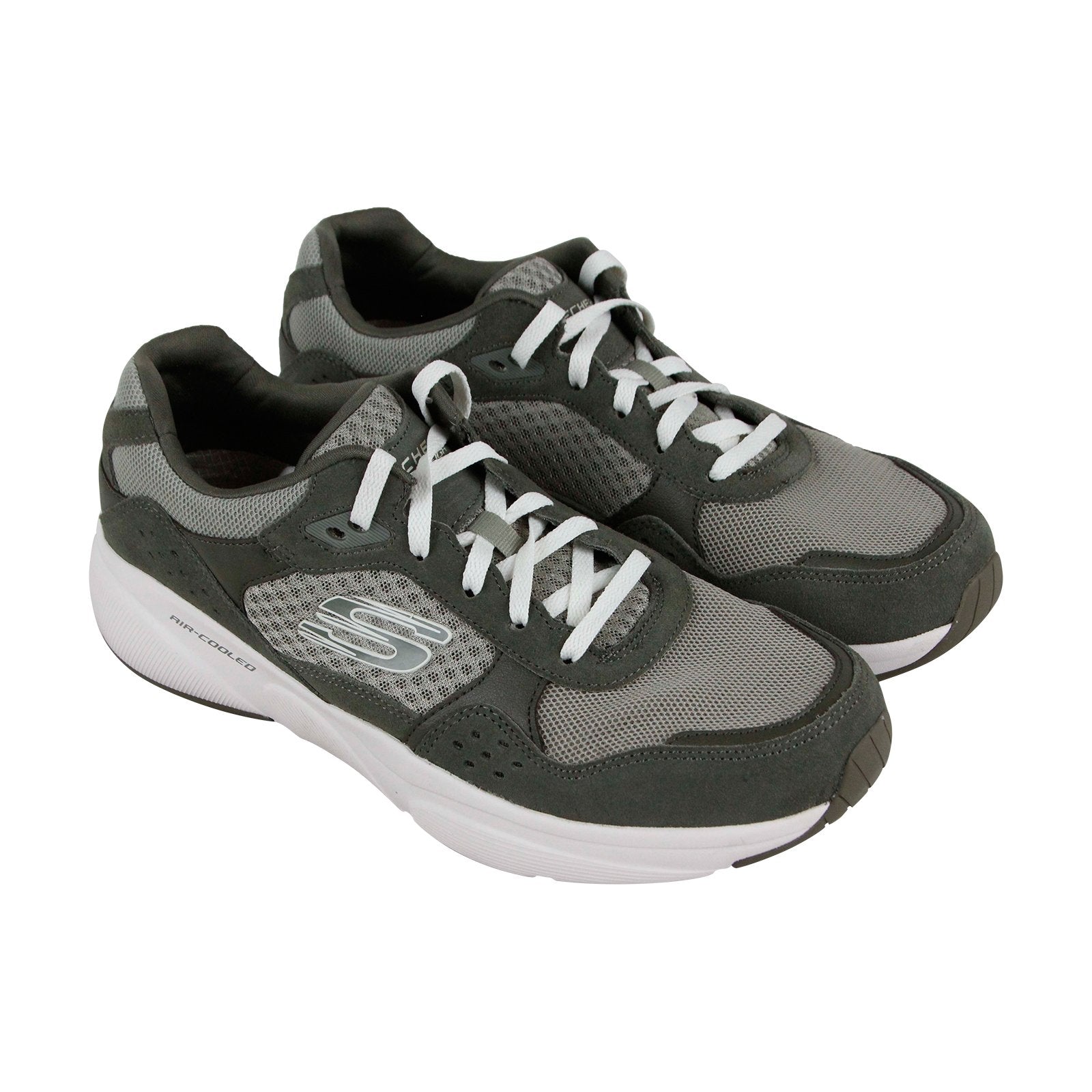 misericordia Cartero Antagonista Skechers Meridian Ostwall 52952 Mens Green Suede Casual Lifestyle Snea -  Ruze Shoes