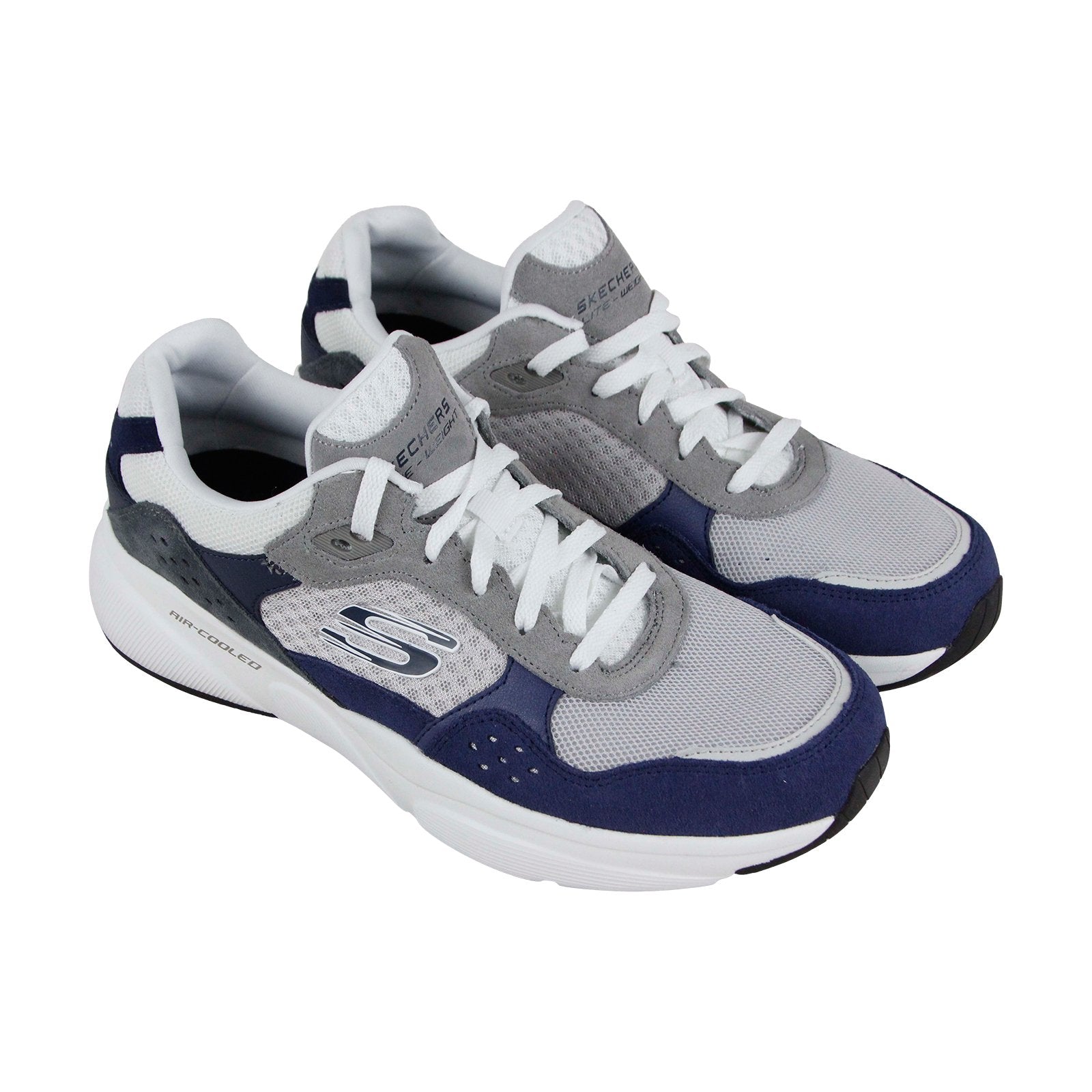 Amigo abdomen Exclusivo Skechers Meridian Ostwall 52952 Mens Gray Suede Lace Up Lifestyle Snea -  Ruze Shoes