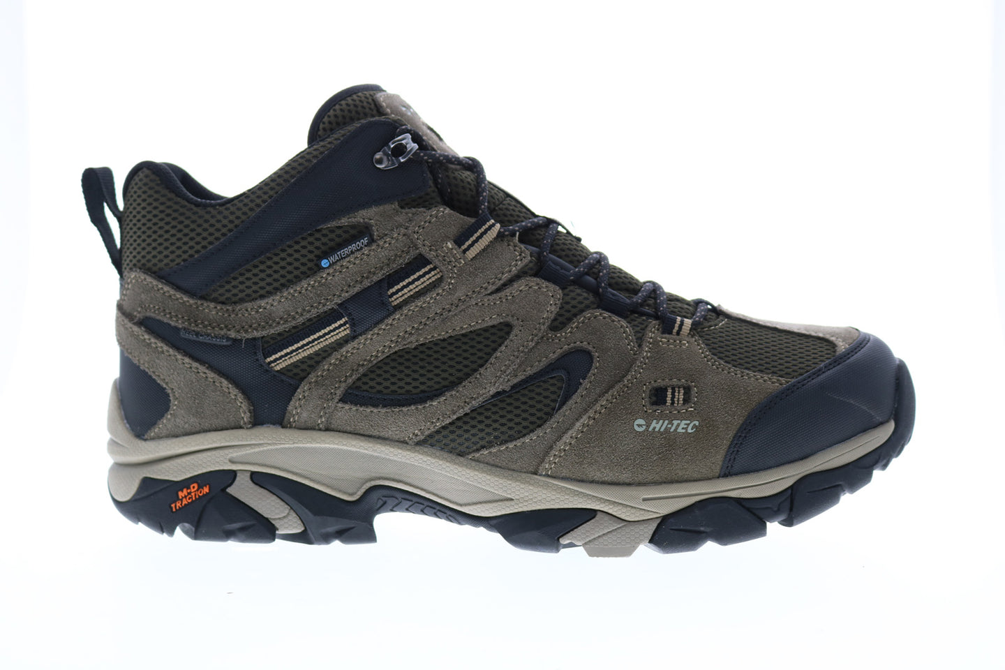 Hi-Tec Ravus Vent Mid WP 53116 Mens Brown Suede Lace Up Hiking Boots ...