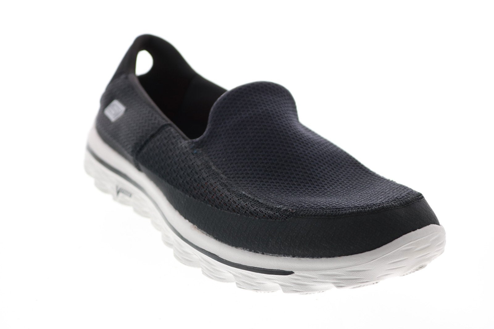 Skechers Go Walk 53590 Mens Gray Canvas Slip On S - Ruze Shoes