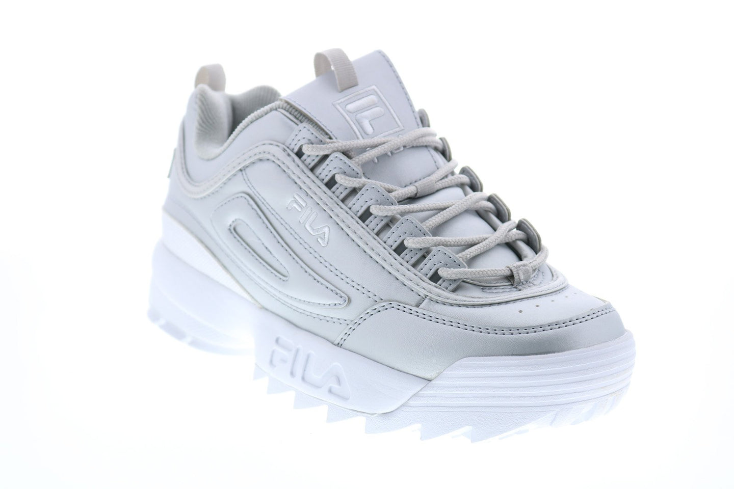 Fila Disruptor II Premium Metallic Womens Silver Lifestyle Sneakers Sh ...