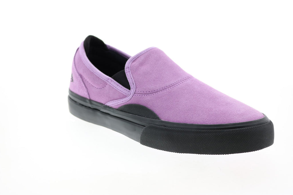 Emerica Wino G6 Slip-On Mens Purple Suede Skate Inspired Sneakers Shoe ...