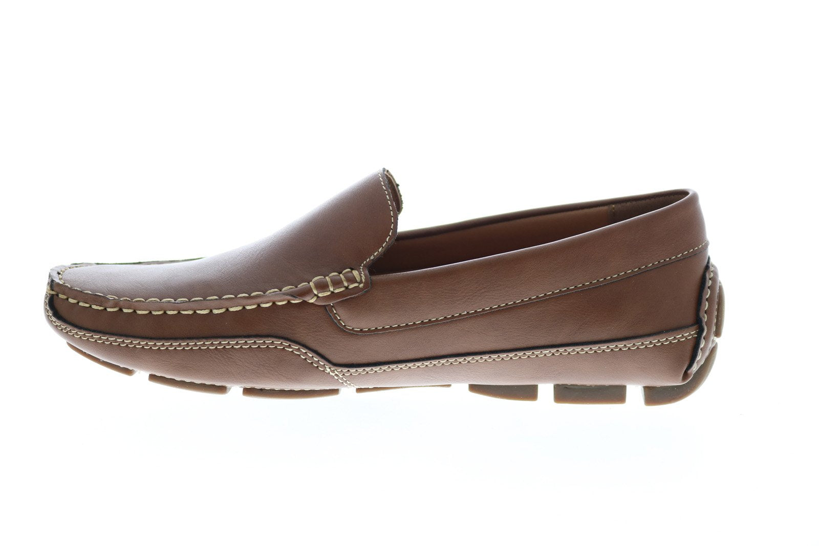 Izod Burney BURNEY Mens Brown Synthetic Slip On Loafers & Slip Ons Moc ...