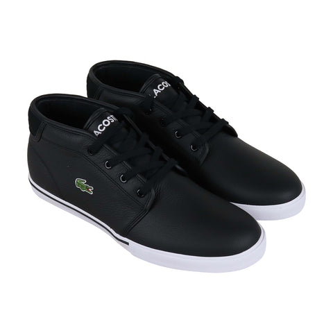 Eastern Slagskib Problemer Lacoste Ampthill Lcr3 Mens Black Leather Casual Lace Up Lifestyle Snea -  Ruze Shoes