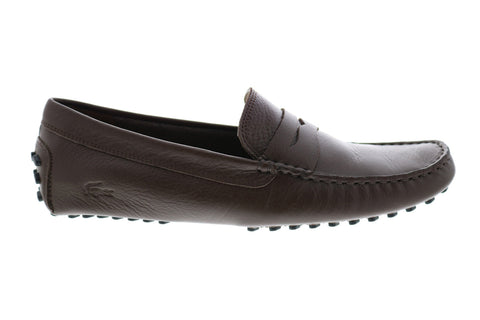 wet semester knoflook Lacoste Concours 118 P Cma Mens Brown Loafers & Slip Ons Moccasin Shoe -  Ruze Shoes