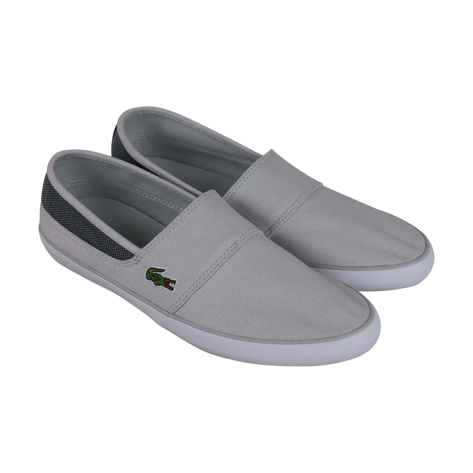 Lacoste Marice 318 1 Ca Mens Gray Canvas Casual Slip On Lifestyle Snea ...