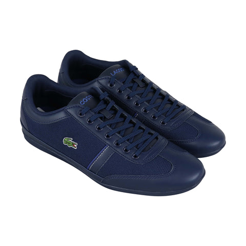 psychologie Ontmoedigen briefpapier Lacoste Misano Sport 31 Mens Blue Leather Casual Lifestyle Sneakers Sh -  Ruze Shoes
