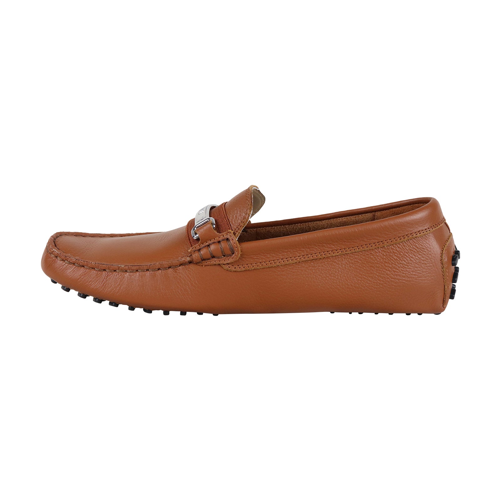 Lacoste Ansted 318 1 U Mens Tan Brown Leather Slip On Moccasin Loafers ...