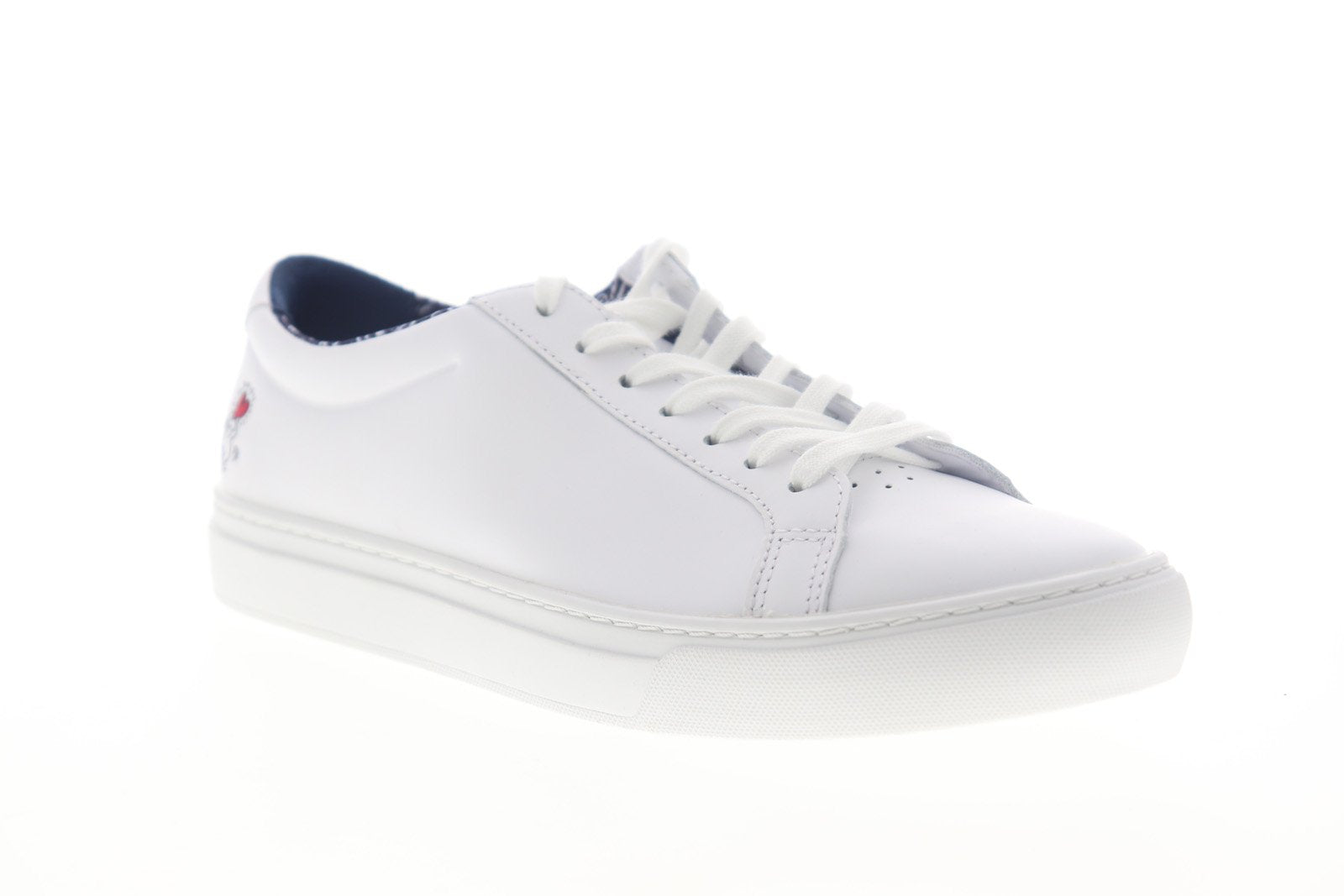 Lacoste  119 1 KH CMA Mens White Leather Lace Up Lifestyle Snea -  Ruze Shoes