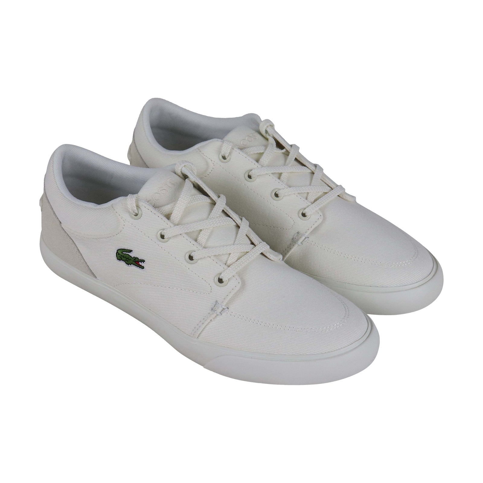 Lacoste Bayliss 219 1 Cma Mens White Canvas Casual Lifestyle Sneakers ...