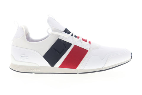 Lacoste Menerva Elite 319 1 US Mens White Lifestyle Sneakers Sh - Ruze Shoes
