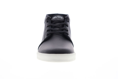 lacoste ampthill black leather