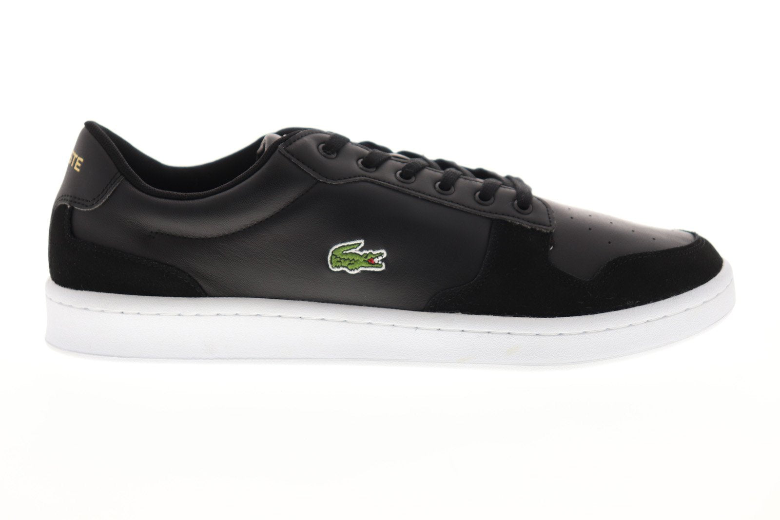 Lacoste Masters Cup 319 1 Sma Mens Black Leather Lifestyle Sneakers Sh ...