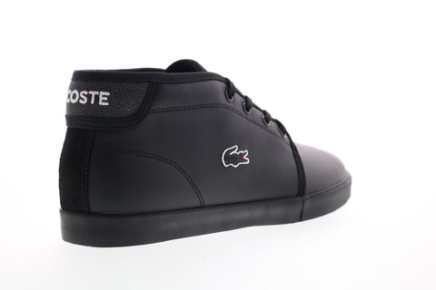 så meget schweizisk faktor Lacoste Ampthill 120 2 Cma Mens Black Leather Lace Up Lifestyle Sneake -  Ruze Shoes