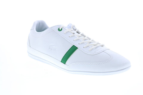 Følge efter bue velstand Lacoste Misano 120 1 P CMA Mens White Leather Lifestyle Sneakers Shoes -  Ruze Shoes