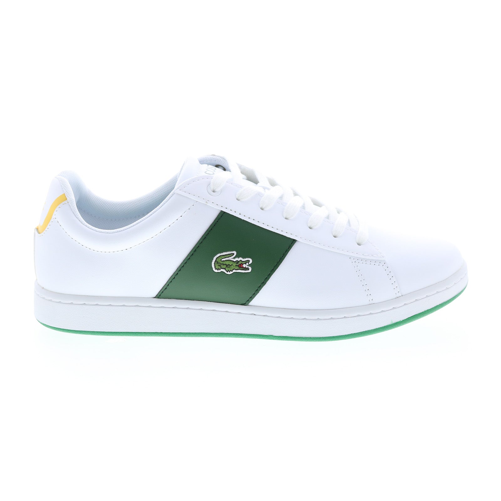 Lacoste Evo 0722 3 Sma Mens White Leather Lifestyle Sneakers S - Ruze Shoes