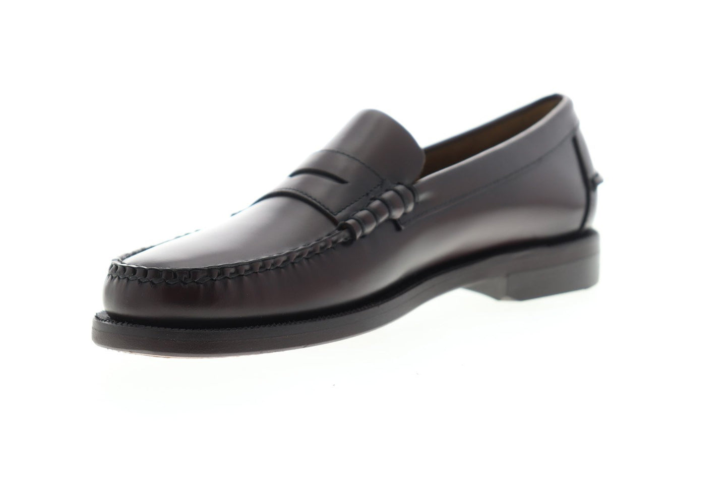 Sebago Classic Dan Mens Brown Wide 2E Loafers & Slip Ons Penny Shoes ...