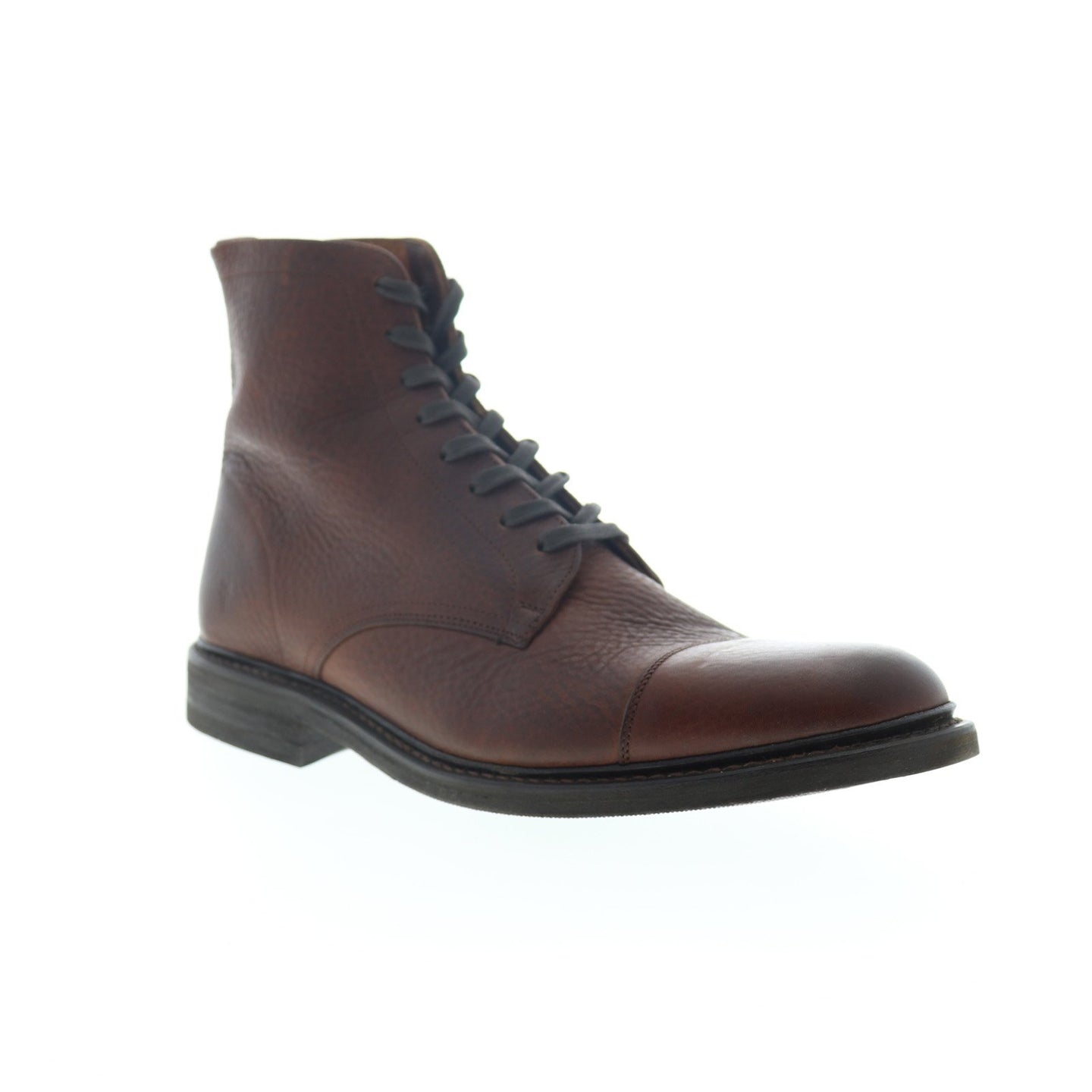 Frye Seth Cap Toe 80081 Mens Brown Leather Lace Up Casual Dress Boots ...
